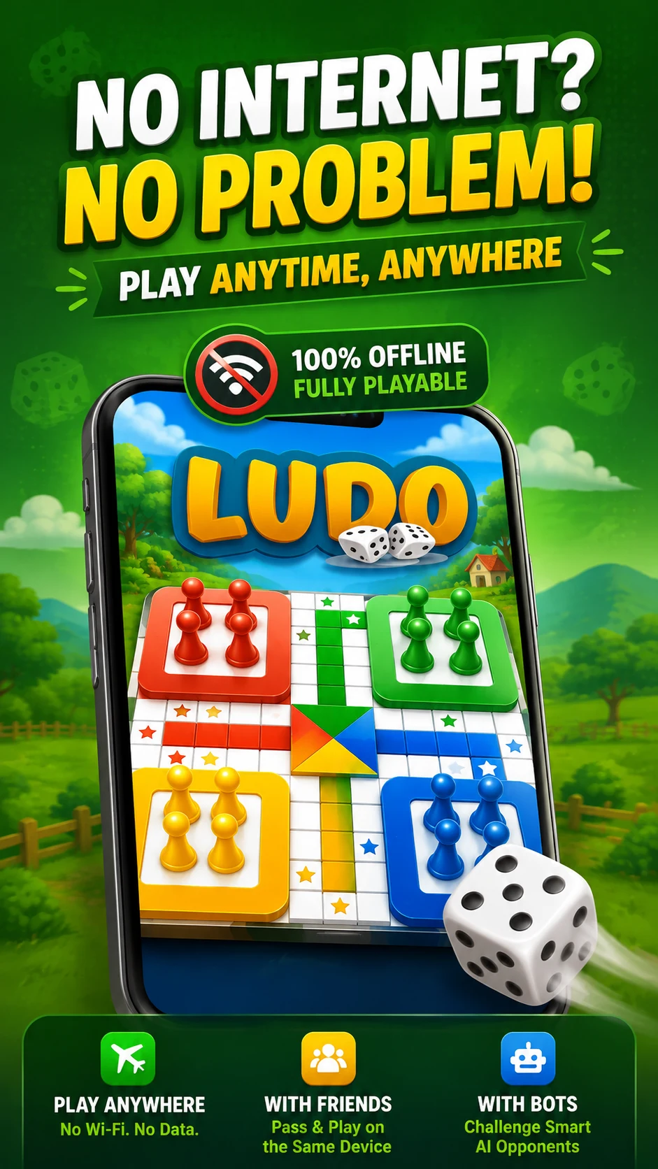 Ludo Offline game screenshot