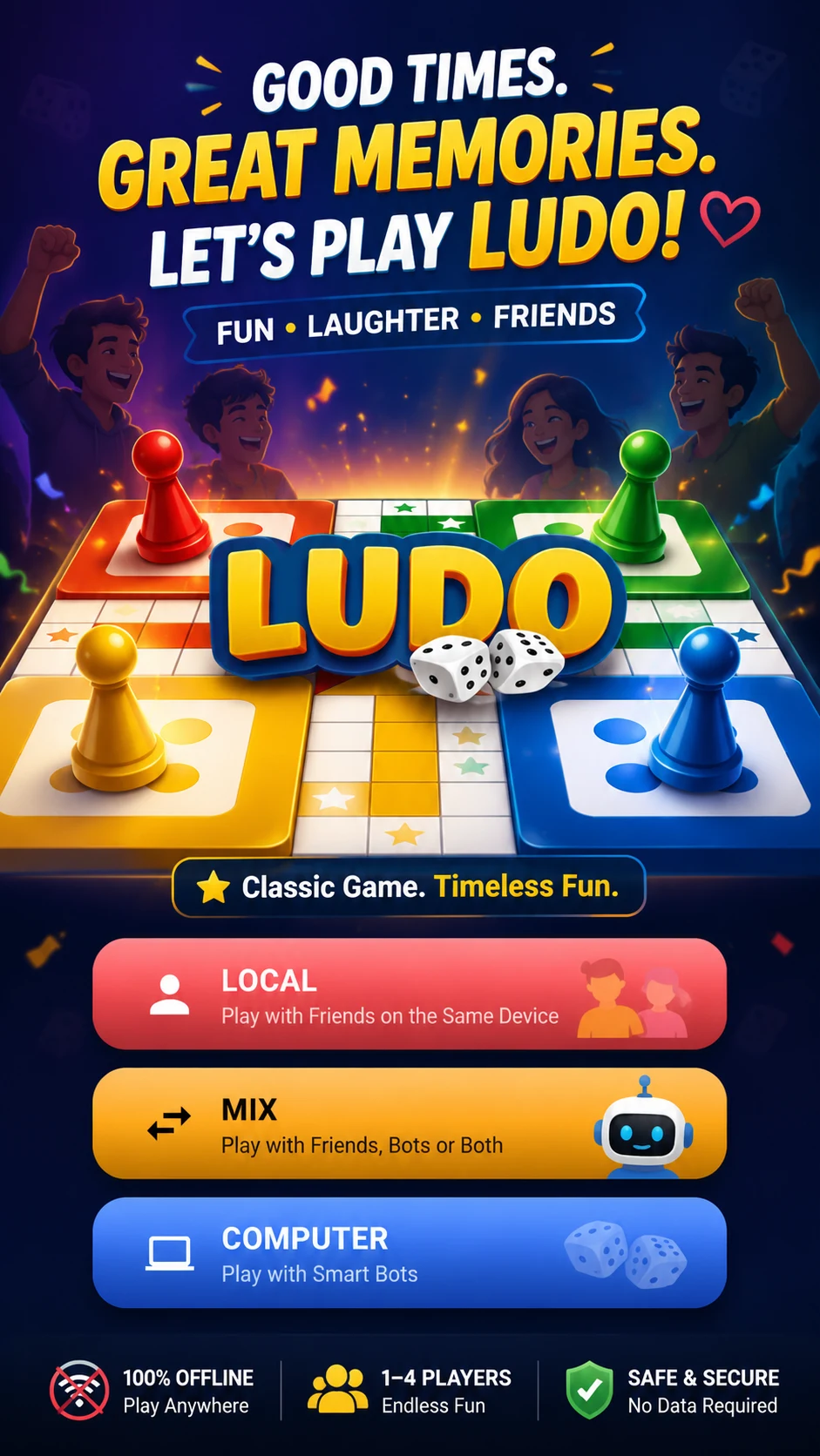 Ludo Offline game screenshot